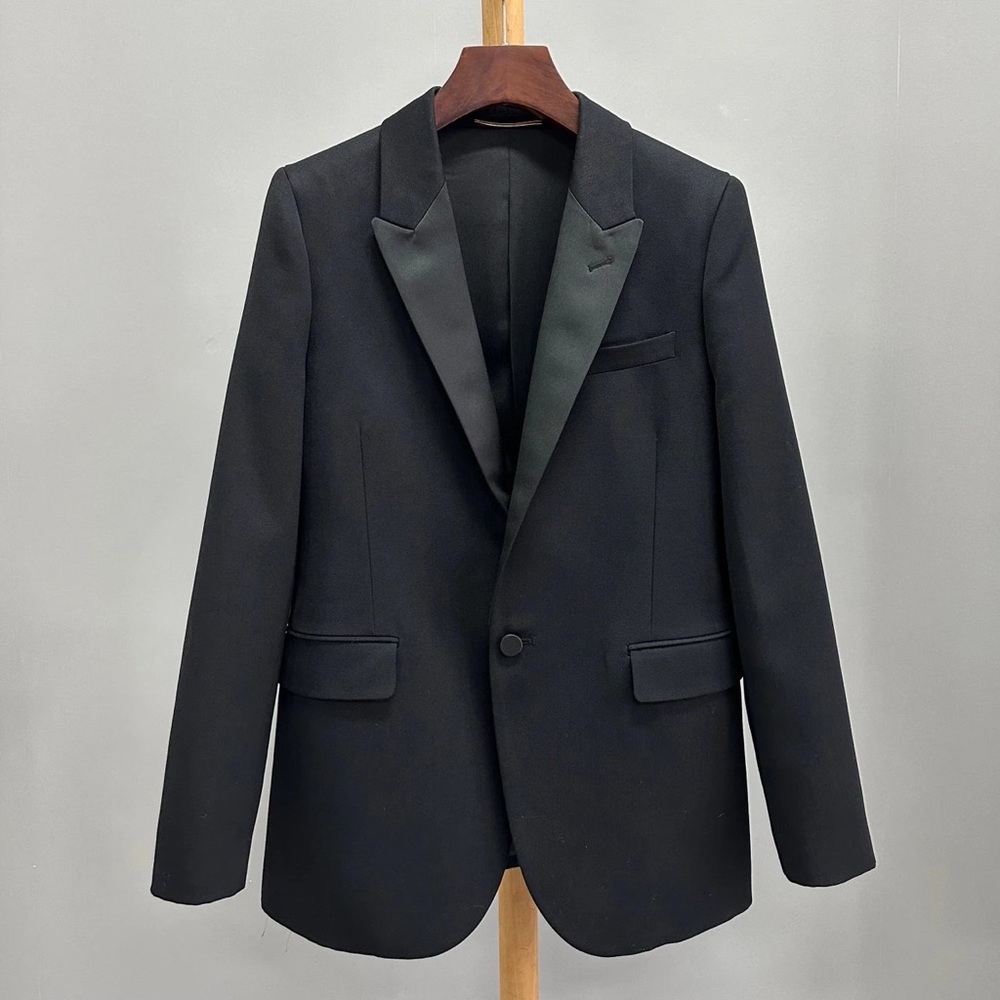 Made in Italy single breasted wool blazer